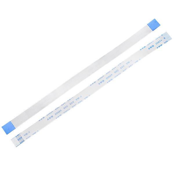 uxcell フレキシブルフラットケーブル 14ピン 0.5mmピッチ 150mm FPC FFCリボンケーブル Aタイプ 10個入り