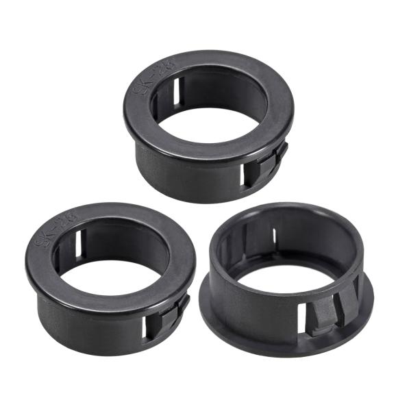 uxcell ワイヤープロテクター 耐油性 アーマチュアゴムグロメット 25mm-3個