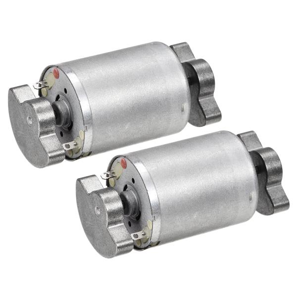 uxcell 振動モーター DC 24V 5000RPM ダブルシャフト 強力な振動モーター DIY ホームマッサージャー用 M3 2個