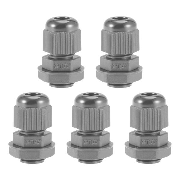 【本商品は海外出荷】お届けは通常20-30日を頂いております。タイプ：NPT1 / 4、シングルホール; ケーブル範囲：3 mm-6.5mm。ねじ径：12.2mm;ねじ長さ：7mm。ケーブルジョイントは高品質のナイロンプラスチック、緩み防止...