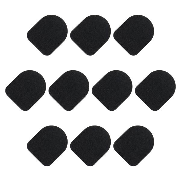 uxcell 手袋タッチスクリーンステッカー 極薄ステッカー カーボンファイバー 超高感度 柔軟 手袋用 ブラック 40個