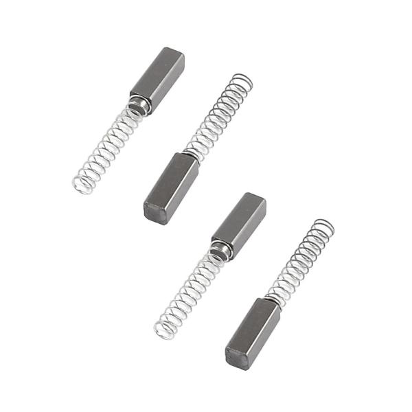 【本商品は海外出荷】お届けは通常20-30日を頂いております。製品名：カーボンブラシ；カーボンブラシサイズ：4 x 4 x 11mm(L*W*T)全長 (約) : 30mm；素材：カーボン＆メタルカラー：ブラック &amp; シルバートーン...