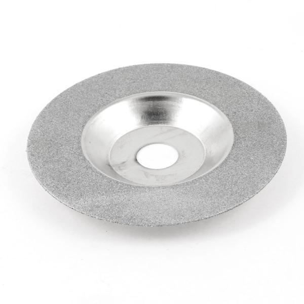 uxcell ダイヤモンドカップサンダー ダイヤモンド砥石 研削ホイールグラインダー シルバートーン アルミ 樹脂 10×1cm