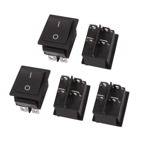 【本商品は海外出荷】お届けは通常20-30日を頂いております。商品名：ロッカースイッチ；タイプ: オン/オフ(DPST)端子: 4ピン；電圧&amp; 電流: AC 250V 16A, 20A 125VAC全体的なサイズ： 30 x 25 ...