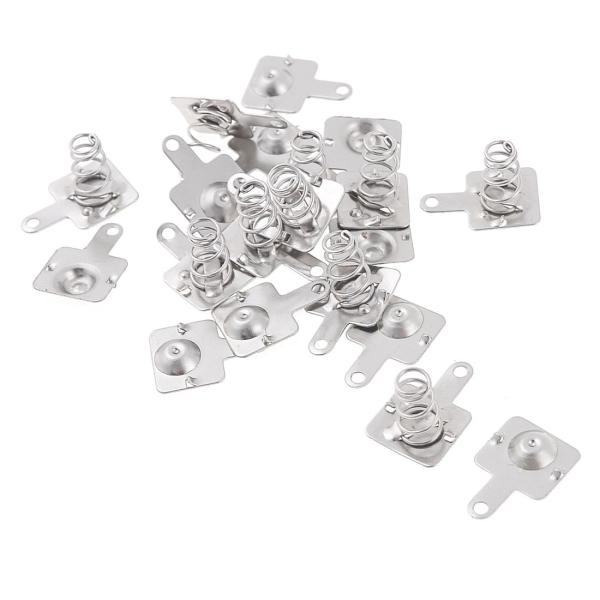 【本商品は海外出荷】お届けは通常20-30日を頂いております。製品名 : 電池バネとプレートセット;材質 : 金属適用 : AA, AAA電池;プレートサイズ: 14.5 x 9mm (L*W)バネ長さ : 8mm;カラー : シルバー純重...