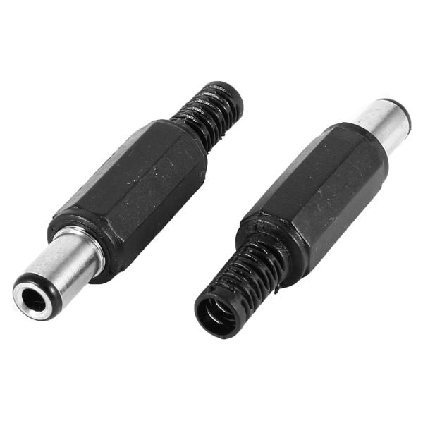 DC電源コネクタオスコネクタジャック はんだアダプタDIY DCコネクタ 交換 uxcell DCオスコネクタ ジャックはんだアダプタ DIY DC コネクタ