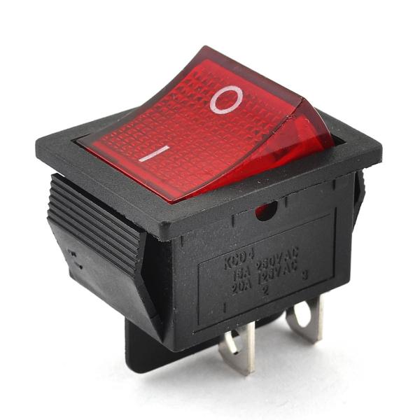 【本商品は海外出荷】お届けは通常20-30日を頂いております。製品名:ロッカースイッチ ポール：DPST;端子: 4ピンポジション：オンオフ 電圧：15A 250VAC, 20A 125VAC全サイズ： 3.1 x 2.5 x 3.5cm　...