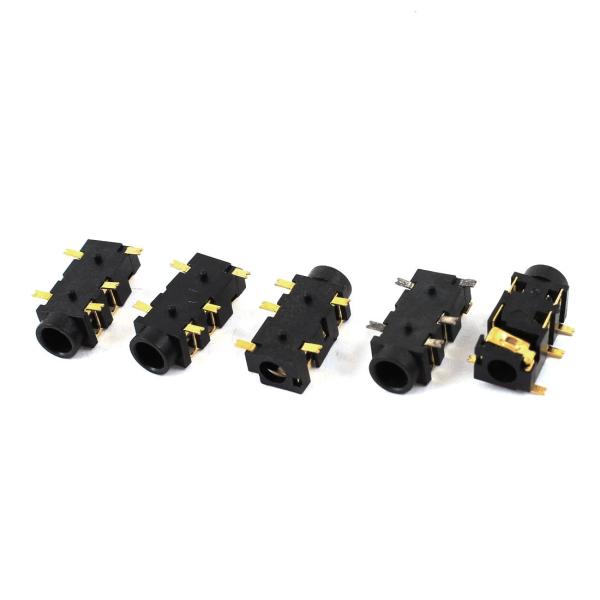 uxcell ステレオジャック ヘッドフォンソケットコネクタ SMT SMD 3.5mm