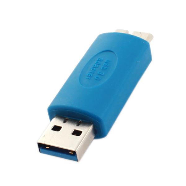 【本商品は海外出荷】お届けは通常20-30日を頂いております。製品名：USB 3.0アダプタプラグ;素材：金属、プラスチックタイプ：USB3.0タイプAオスマイクロBオス；全体のサイズ：52 x 17 x 11mmカラー：ブルー、シルバート...