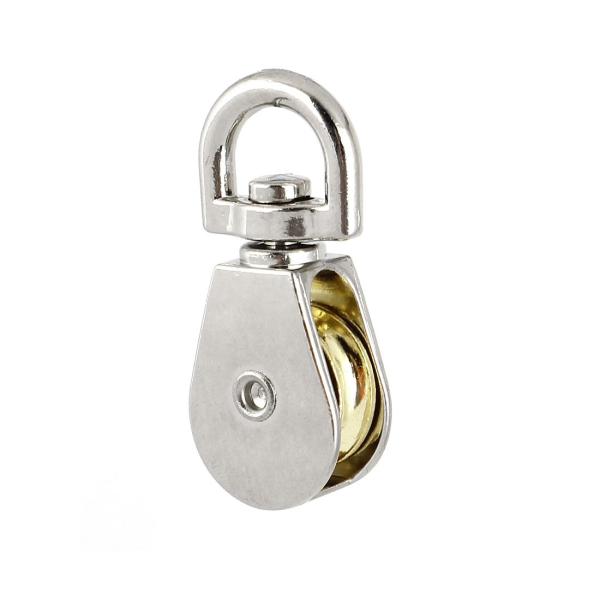 【本商品は海外出荷】お届けは通常20-30日を頂いております。製品名：スイベルアイローププーリー;材質：ステンレス鋼タイプ：シングルシーブ; SheaveSize：20×8mm（D * T）溝幅：24mm;フィットロープダイヤ（最大）：6m...