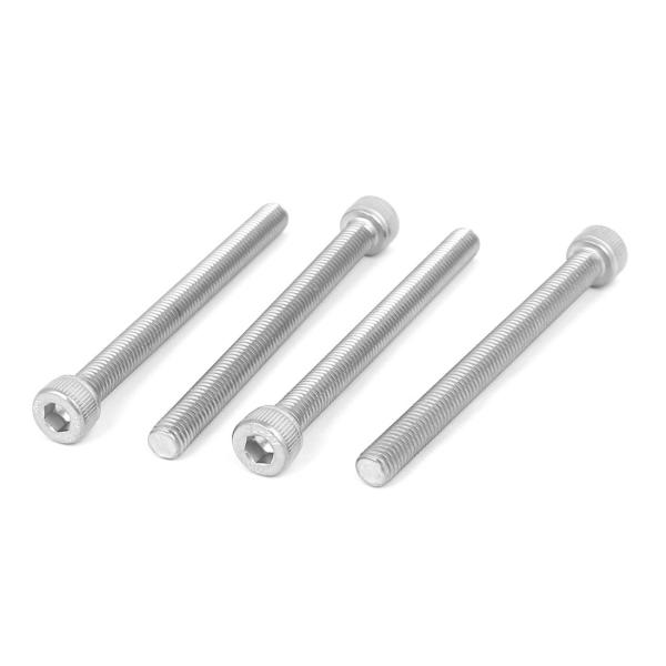 uxcell 六角穴付ボルト ステンレス全ネジ ヘッド キャップネジ M8x90mm ステンレス全ネジ ねじ 4個入り