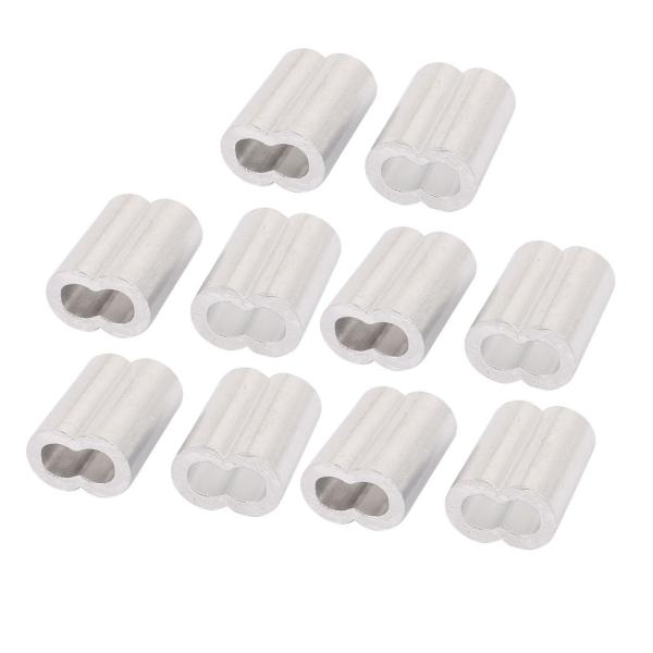 【本商品は海外出荷】お届けは通常20-30日を頂いております。主な材質：アルミニウム; パッケージの内容：ワイヤーロープ用アルミスリーブ10個入り商品名：ワイヤーロープ用アルミスリーブ; 重量：61gメインカラー：シルバートーン全体サイズ：...