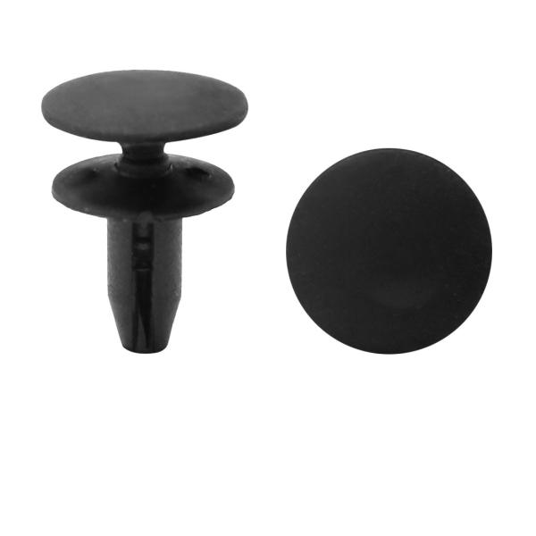 【本商品は海外出荷】お届けは通常20-30日を頂いております。サイズ: 17 x 13 mm (L*Max.D); 色: ブラック; 製品名: クリップ/リベット/ファスナー交換部品番号： エンジンスプラッシュガードリベットファスナークリッ...