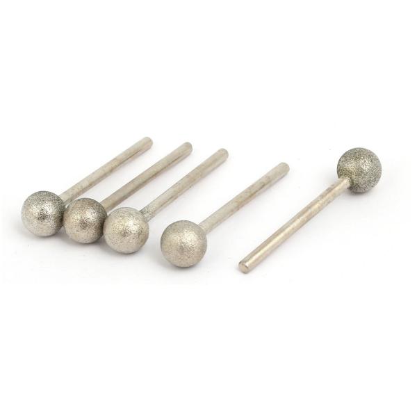 【本商品は海外出荷】お届けは通常20-30日を頂いております。製品名：ダイヤモンドマウントポイント; パッケージ内容：ダイヤモンドマウントポイント5個入り重量：33g； 素材：メタル、ダイヤモンドカラー：シルバートーン;ヘッドサイズ：10m...