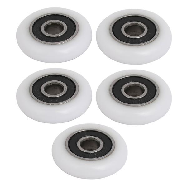 【本商品は海外出荷】お届けは通常20-30日を頂いております。メインカラー：ホワイト、ブラック; 材質：ナイロン、金属パッケージ内容：ベアリングプーリー5個入り製品名：ベアリングプーリー重量: 40gディメンション：26×6×6mm（外径*...