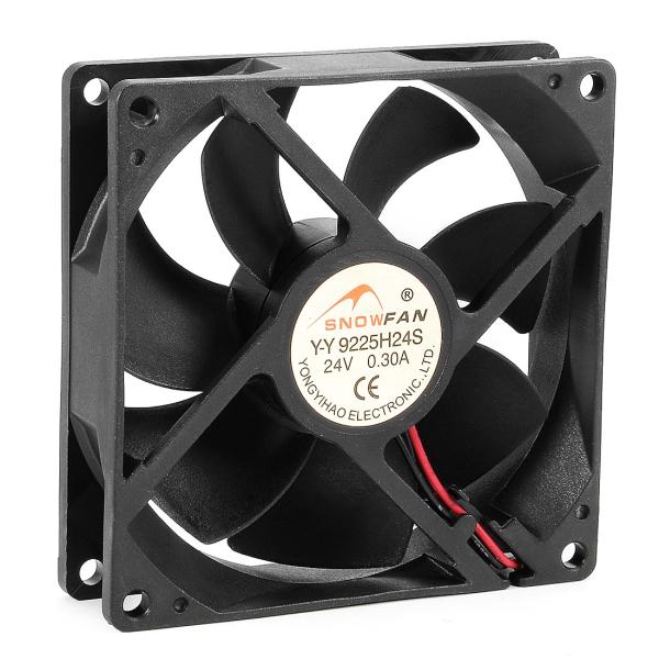 uxcell 冷却ファン DC 24V .3A 4RPM 9x9x25mm 超低音動作 電子機器 1個入り