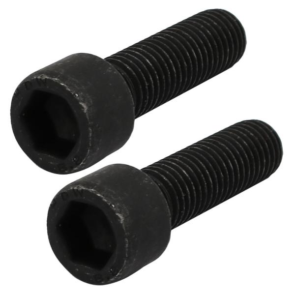 uxcell 六角穴付きボルト 左手ねじボルト M14x30mm 炭素鋼材料 8.8等級 六角ソケット 全スレッドボルト 2個入リ