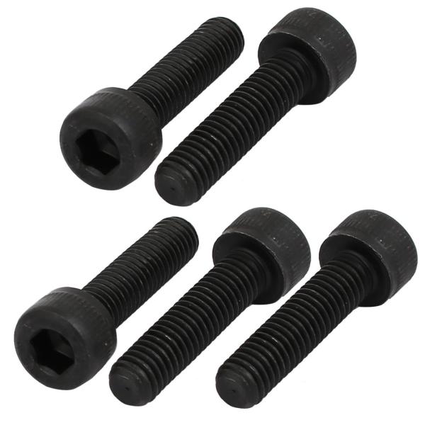 uxcell 六角穴付きボルト 左手ねじボルト M5x20mm 炭素鋼材質 12.9グレード 六角ソケット 5個入リ