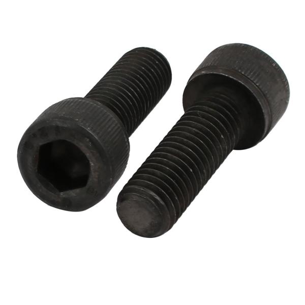 uxcell 六角穴付きボルト 左手ねじボルト M10x30mm 炭素鋼材質 12.9グレード 六角ソケット 2個入リ