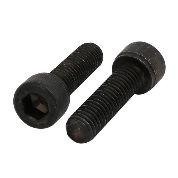 uxcell 六角穴付きボルト 左手ねじボルト M10x35mm 炭素鋼材質 12.9グレード 六角ソケット 2個入リ