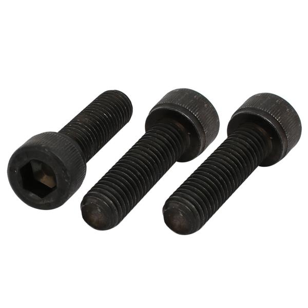 uxcell 六角穴付きボルト 左手ねじボルト M10x35mm 炭素鋼材質 12.9グレード 六角ソケット 3個入リ