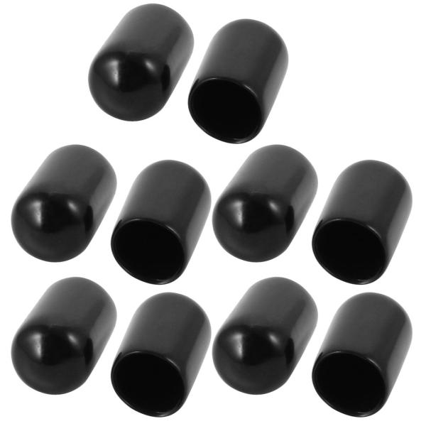 【本商品は海外出荷】お届けは通常20-30日を頂いております。；素材： PVC；正味重量:4g; カラー：ブラックパッケージ: 10(+/-2%)個xビニールスレッドプロテクター内径:7mm長さ: 15(+/-2)mmサイズ: 16.5 x...