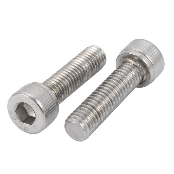uxcell 六角穴付きボルト キャップねじ M8x30mm 304ステンレス鋼 左手のスレッド 2個入り
