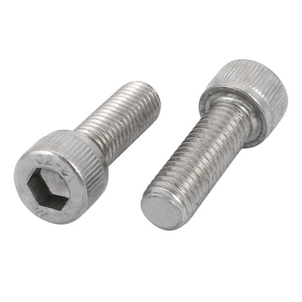 uxcell 六角穴付きボルト キャップねじ M10x30mm ステンレス鋼 左手のスレッド 2個入り