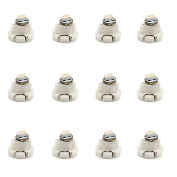 uxcell 計器灯 12V T3 1206-SMD ピンク LED 車内 ダッシュボードパネル 電球 12個入り