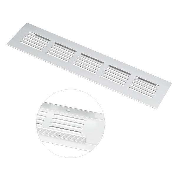 uxcell 換気グリル 200mm×50mm アルミニウム 合金 エアー ベント