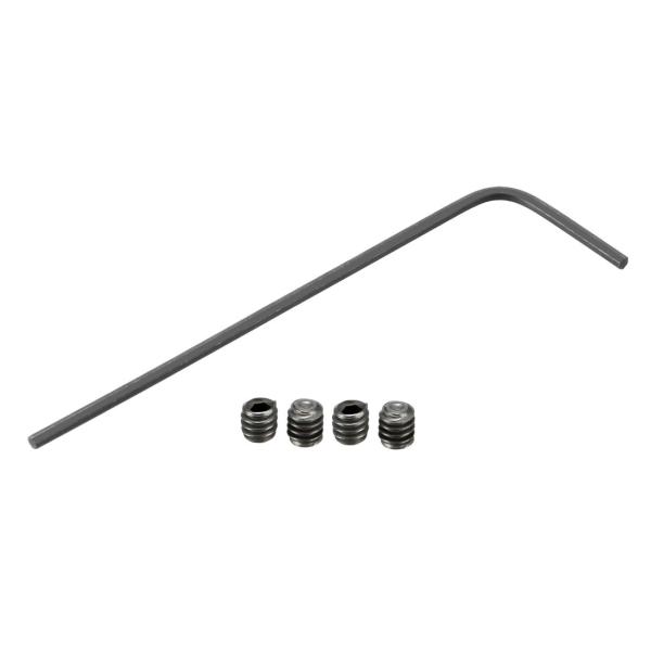 【本商品は海外出荷】お届けは通常20-30日を頂いております。; 材質：金属ネットウェート： 3g; パッケージコンテンツ： 1セット入り x ネジとヘックスキーレンチメインカラー：ブラック六角レンチ サイズ： 37 x 11 x 1mm(...