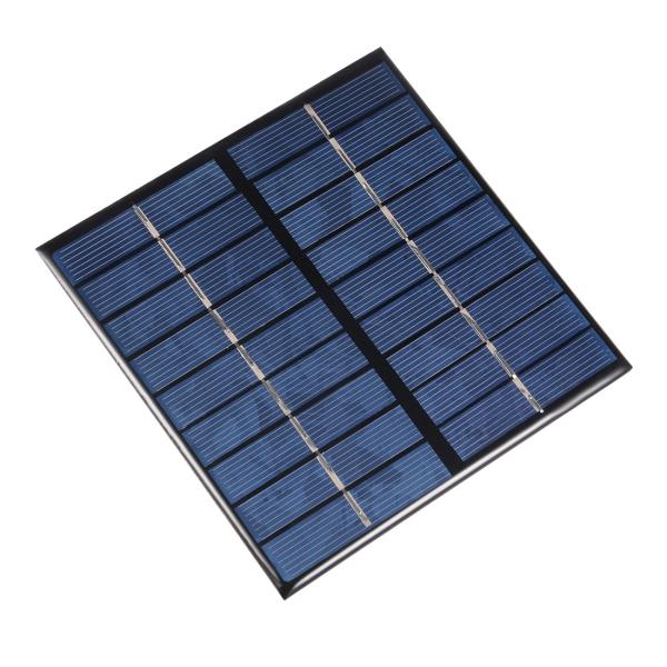 ソーラーパネル uxcell ソーラーパネル 2W 9V ブラック グリーン 1個入り
