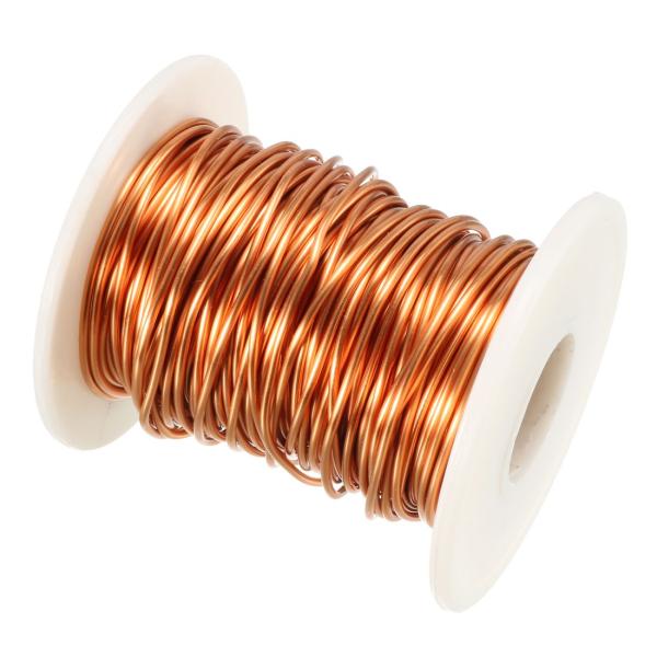uxcell エナメル銅線 巻線コイル マグネットワイヤー 長さ20M 直径1.2