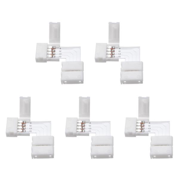uxcell 55 LED ストリップ コネクタ 1mm 4P RGB 4 芯 ライト用 L uxcell 55 LED ストリップ コネクタ 1mm 4P RGB 4 芯 ライト用 L