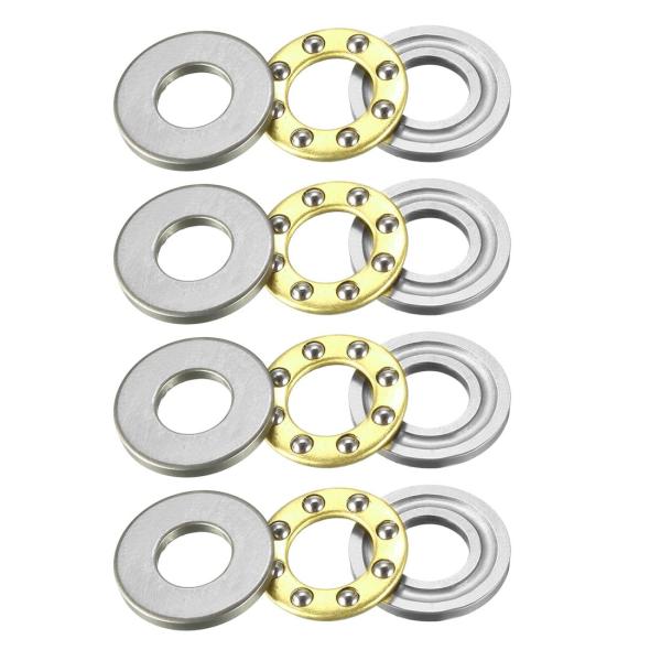 【本商品は海外出荷】お届けは通常20-30日を頂いております。モデル: F7-15M (ボア径 (d)=7mm, 外径 (D)=15mm, 高さ (H)=5mm)低速運転と軸方向荷重専用に設計されています。クロム鋼（GCr15）製、耐久性お...