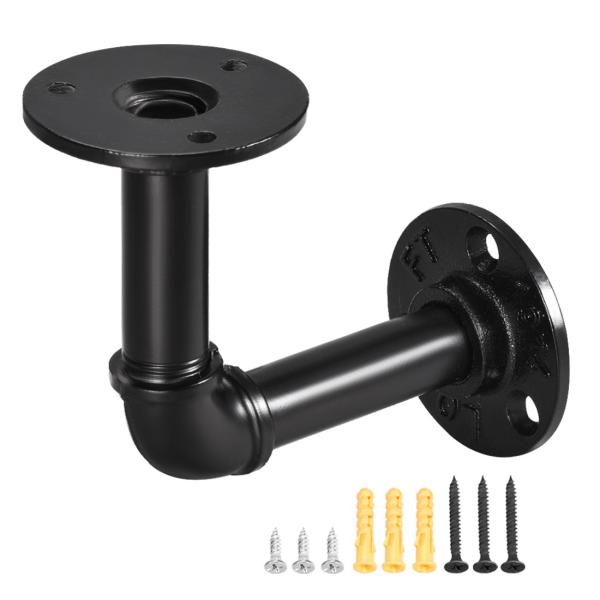 Uxcell パイプシェルフブラケット 工業用鉄パイプ 棚ブラケットパイプ 棚壁掛けパイプ デコレーション 5 5 X 4 7インチ 1個 Aux0624 ソウテン 通販 Yahoo ショッピング
