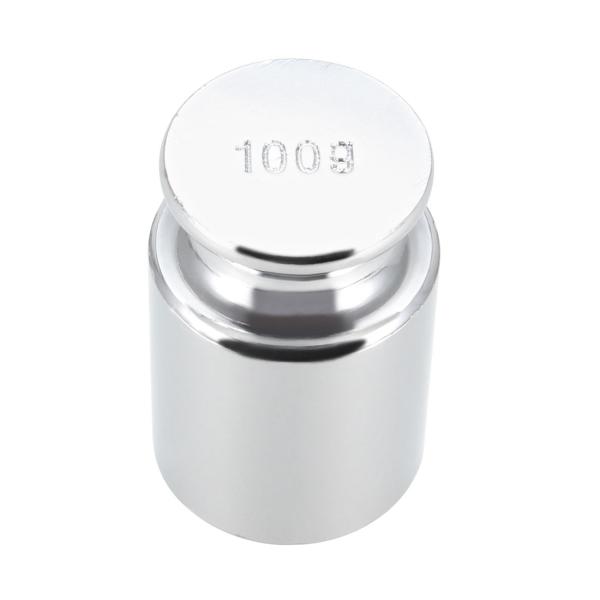 uxcell グラム校正分銅m1精密 クロムメッキ鋼 デジタルバランススケール用 100g