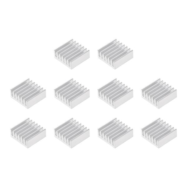 【本商品は海外出荷】お届けは通常20-30日を頂いております。[パラメータ]全体のサイズ：6 x 14 x 14mm。カラー：シルバートーン。[特徴]このヒートシンクには熱伝導性接着剤が付属しており、良好な冷却結果が得られます。[アプリケー...