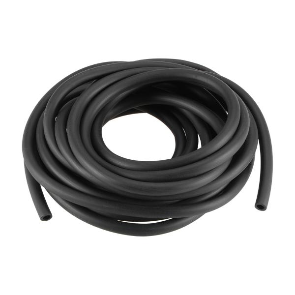 uxcell ブラックラインホースチューブ 4mmID x 7mmOD 4 M NBR潤滑油ウォーターホース エンジンパイプチューブ