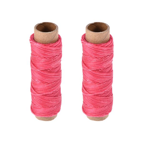 【本商品は海外出荷】お届けは通常20-30日を頂いております。[革縫製ワックス糸]-30M/スプール;ねじサイズ：1mm（150D）。[ヘビーフラットワックスドスレッド]-ポリエステルヤーンテキスタイルで作られており、高温でワックス処理され...