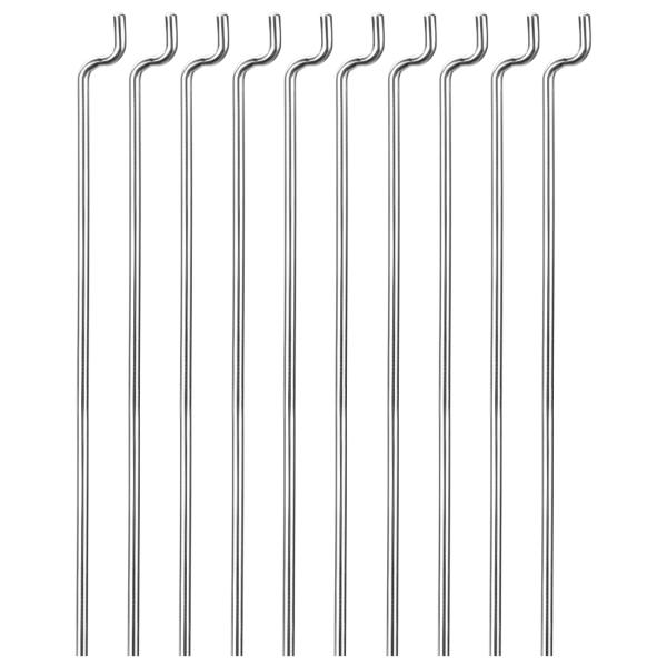 uxcell スチールZプル/プッシュロッドパーツ 1.2mm x 450mm RC飛行機のボート交換用（10パック）