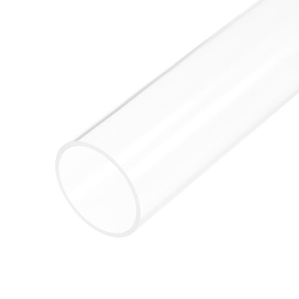 uxcell クリアリジッドアクリルパイプ 56 mm内径 x 60 mm外径 x 305 mm 2 mm ウォールラウンドチューブチューブ