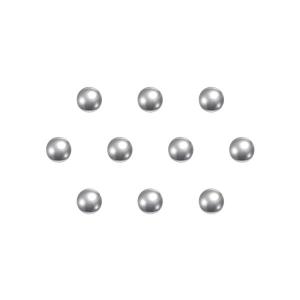 uxcell 精密ボール クロム鋼ベアリングボール 玉軸受用鋼球 高硬度 G3精度 4mm 10個入り