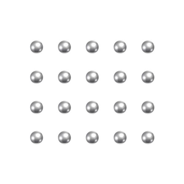 【本商品は海外出荷】お届けは通常20-30日を頂いております。サイズ - 2mm直径、精密グレードG25、精密ボール素材-440Cステンレス鋼製。 高強度、中程度の耐食性、良好な硬度、および耐摩耗性を備えています。特徴 - 幅広い用途（産業...