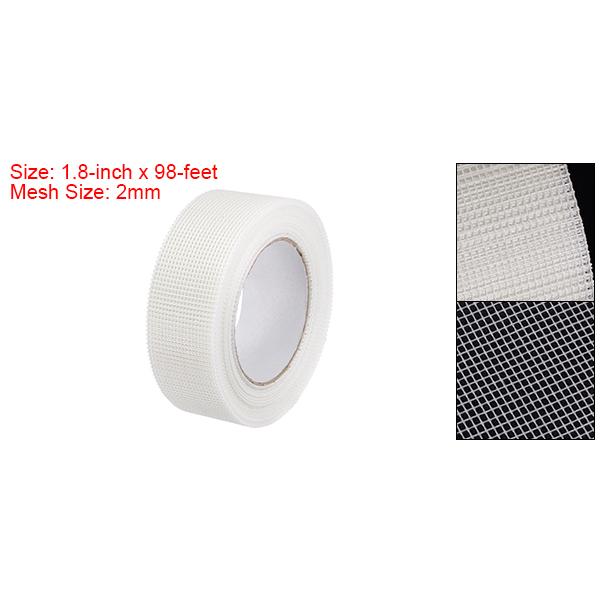 uxcell �W���C���g�e�[�v �t�@�C�o�[�O���X�� �Z���t�S�� ���y�A�p�b�` �N���b�N ���b�V���T�C�Y2mm ��4.6 cm ���� 30 M ���i�摜1