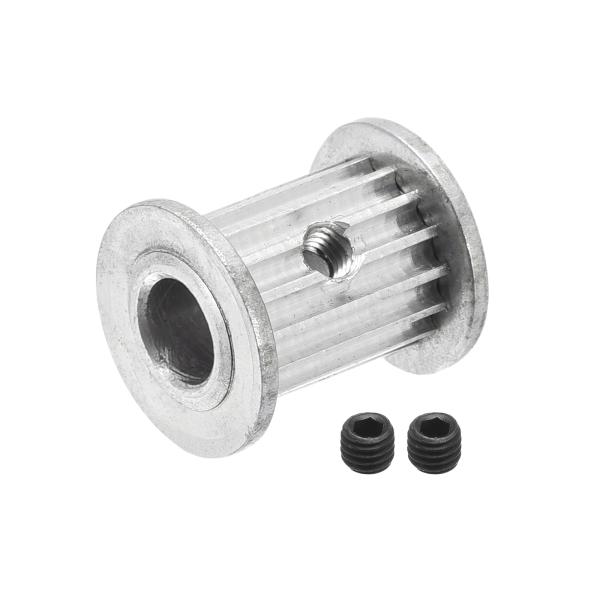uxcell タイミングプーリー同期ホイール 3 M 15歯 ベルトドライブギア M3ネジ付き ベルト 3Dプリンター CNC用 ボア径8 mm