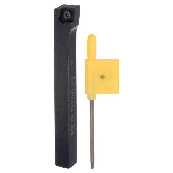 【本商品は海外出荷】お届けは通常20-30日を頂いております。[仕様] - モデル：SCLCL0808F06; シャンク径（長さ*幅）：8 mm*8 mm; 全長：80 mm; 切断方向：左; 利用可能なインサート：CCMT06インサート(...