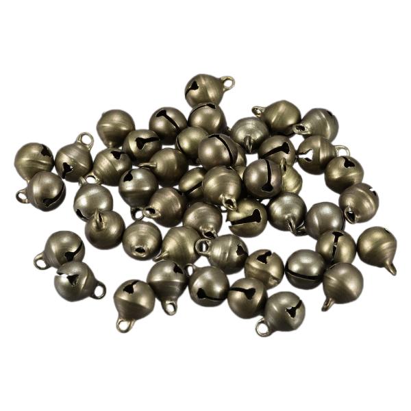 【本商品は海外出荷】お届けは通常20-30日を頂いております。【商品】 48個 DIYジングルベル; カラー：ブロンズトーン; パーフォレーション直径：1.5mm; ベル直径(Max.)：8mm【耐久性のある素材】DIYの小さなベルは銅素材...