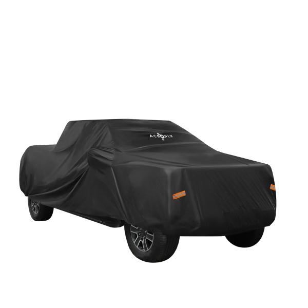 ACROPIX 車体カバー　ピックアップトラックの車のカバー Toyotaに対応 Tacoma Double Cab 4ドア ブラック 1個