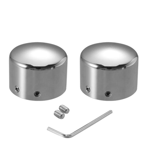 Motoforti オートバイのフロントアクスルナットカバー アクスルキャップ Harleyに対応 Davidsonに対応2個